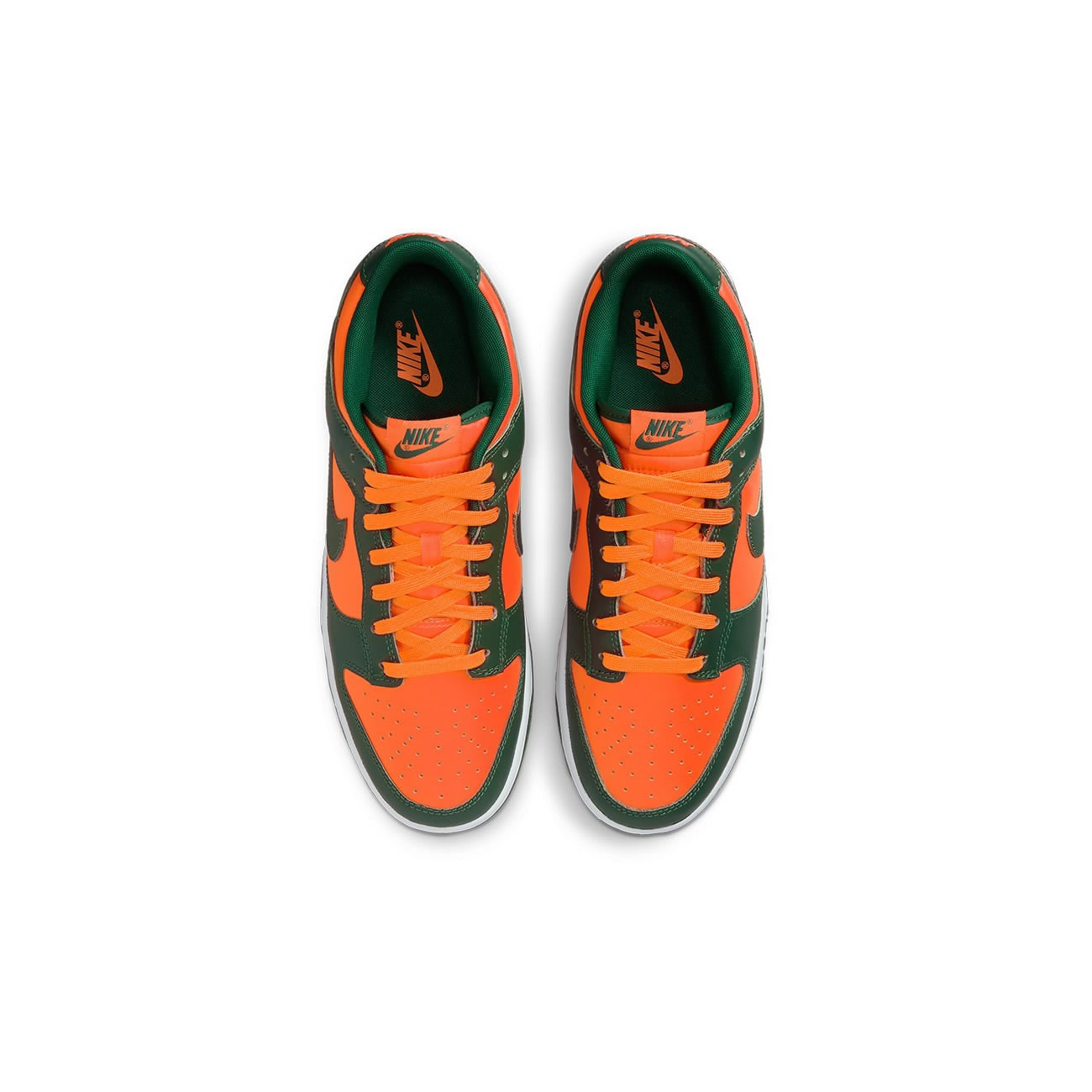 Nike Dunk Low Miami Hurricanes Dd1391 300 (4) - newkick.vip